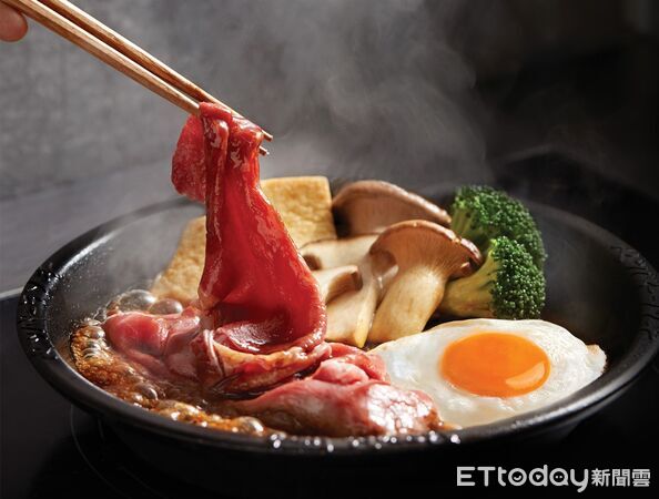 ▲胡椒廚房「牛肉鐵板壽喜燒」。（圖／橘焱胡同提供）