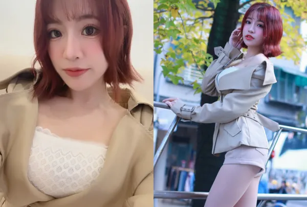 ▲熊霓換短髮新造型。（圖／樂天桃猿）