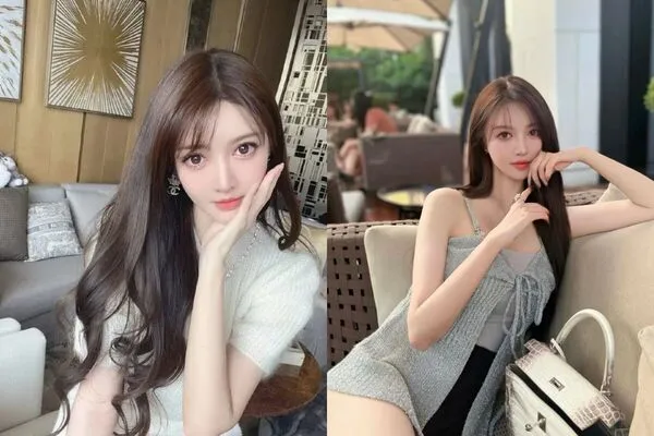 ▲▼黃曉明舊愛葉珂直播關美顏。（圖／翻攝自微博）