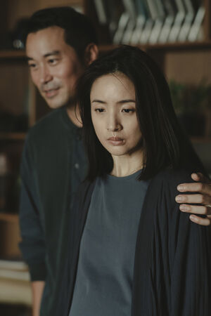 ▲《深度安靜》林依晨、張孝全、金士傑。（圖／風起娛樂提供）