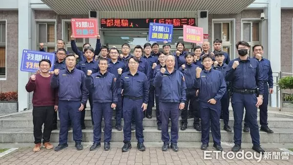 ▲關山警分局「警大、警專14名畢業生」新血加入。（圖／記者楊晨東翻攝）