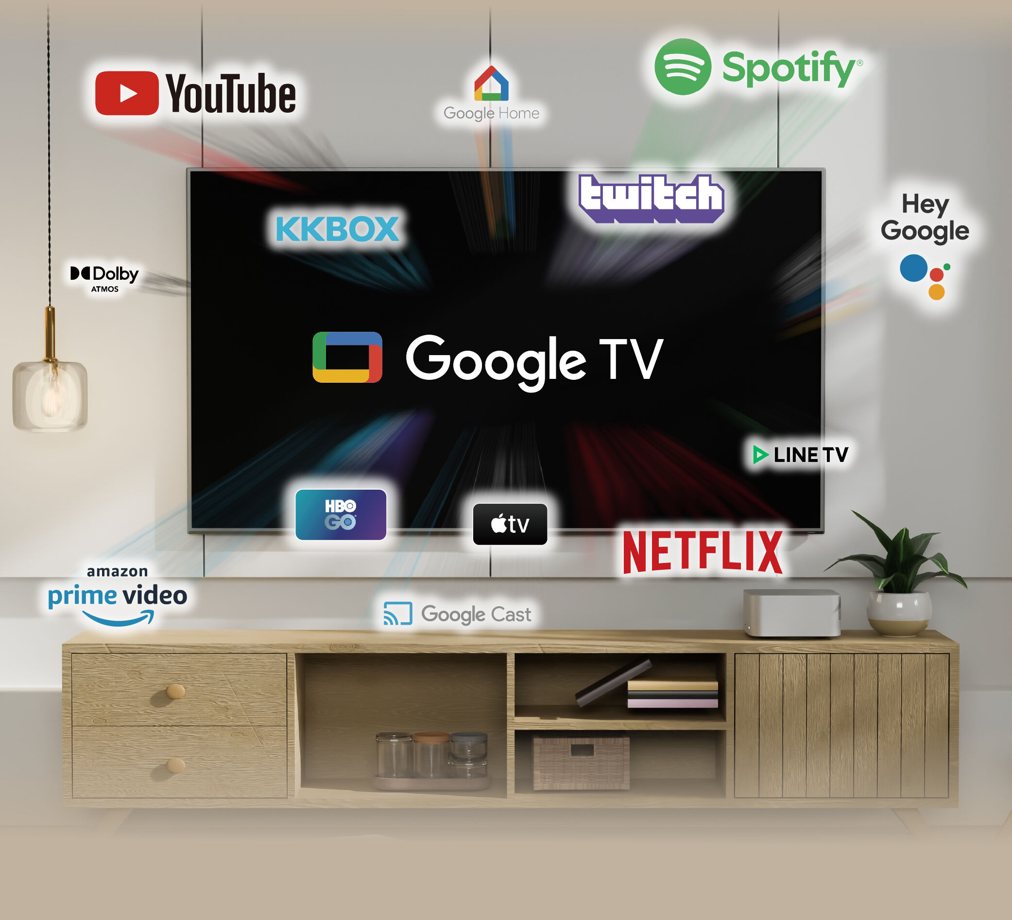 ▲▼HERAN,禾聯,GoogleTV,QLED,4K,高CP,智慧電視,家庭劇院,年終,換機,台灣品牌,2026家電。（圖／品牌提供）