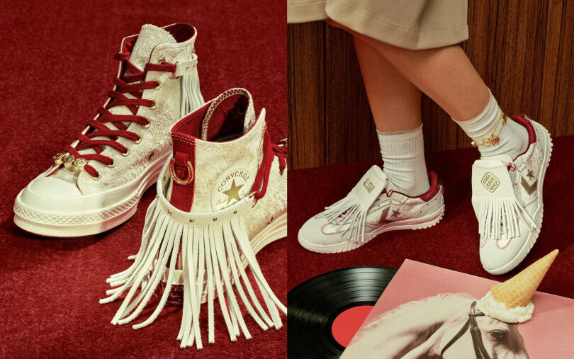 馬年限定鞋款曝光！Converse以流蘇＋金色馬蹄鐵把好運穿上腳，鬼塚虎這雙隱藏彩蛋超驚喜