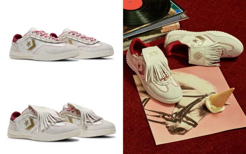馬年限定鞋款曝光！Converse以流蘇＋金色馬蹄鐵把好運穿上腳，鬼塚虎這雙隱藏彩蛋超驚喜