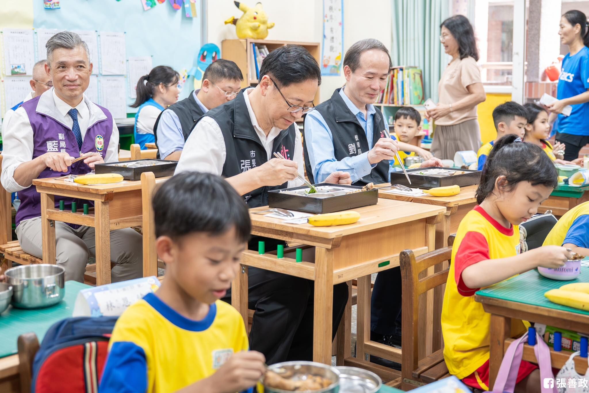 ▲張善政談免費營養午餐政策。（圖／翻攝自Facebook／張善政）