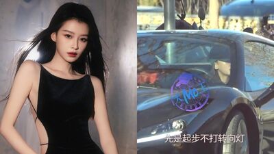 演藝圈三寶！孫怡駕法拉利「強切車道」　直行計程車急剎險釀禍