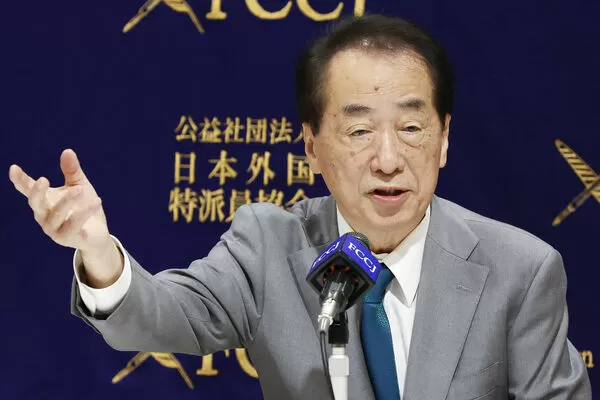 ▲▼日本前首相菅直人。（圖／路透）