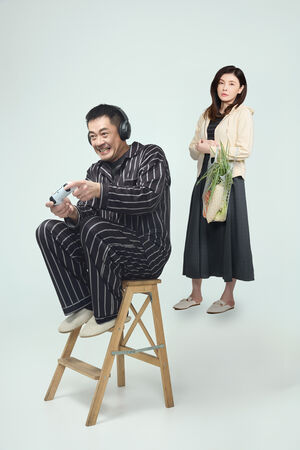 ▲何如芸在《婚內失戀》與柯叔元飾演夫妻。（圖／艾彼新創股份有限公司提供）