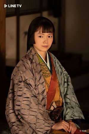 ▲宮崎葵與小栗旬睽違24年再共演，飾演織田信長妹妹「阿市」。（圖／LINE TV提供）