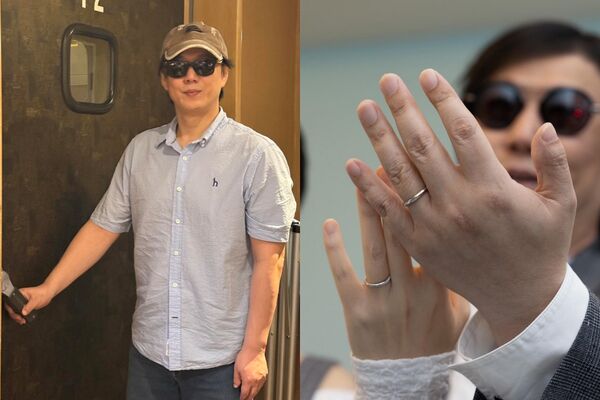 ▲蕭煌奇同框老婆曬戒指特寫照。（圖／翻攝自臉書）