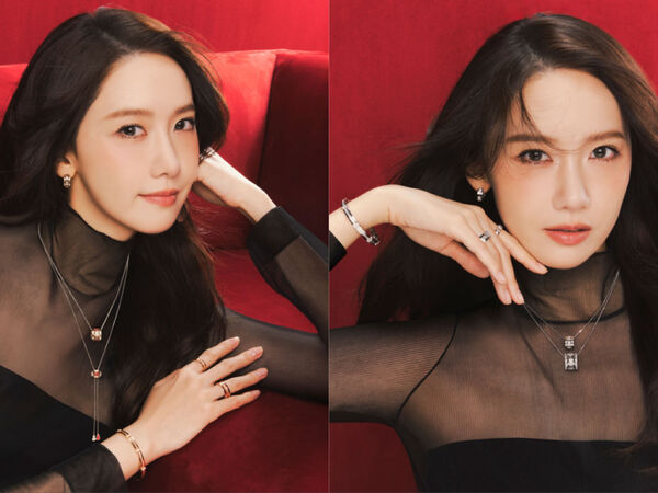 潤娥透膚黑裝配葫蘆珠寶時髦極了　可調節式長鍊實踐穿搭自由