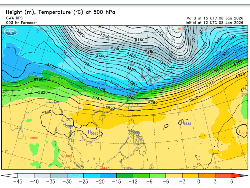 ▲▼             。（圖／中央氣象署）