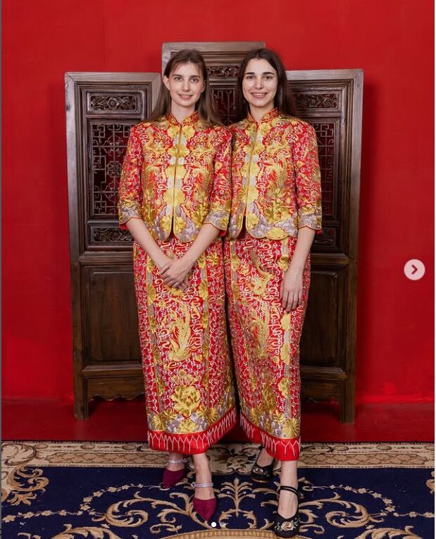 ▲▼佳娜（左）妹妹歐莉雅（右）。（圖／翻攝IG／oliya_meimei_）