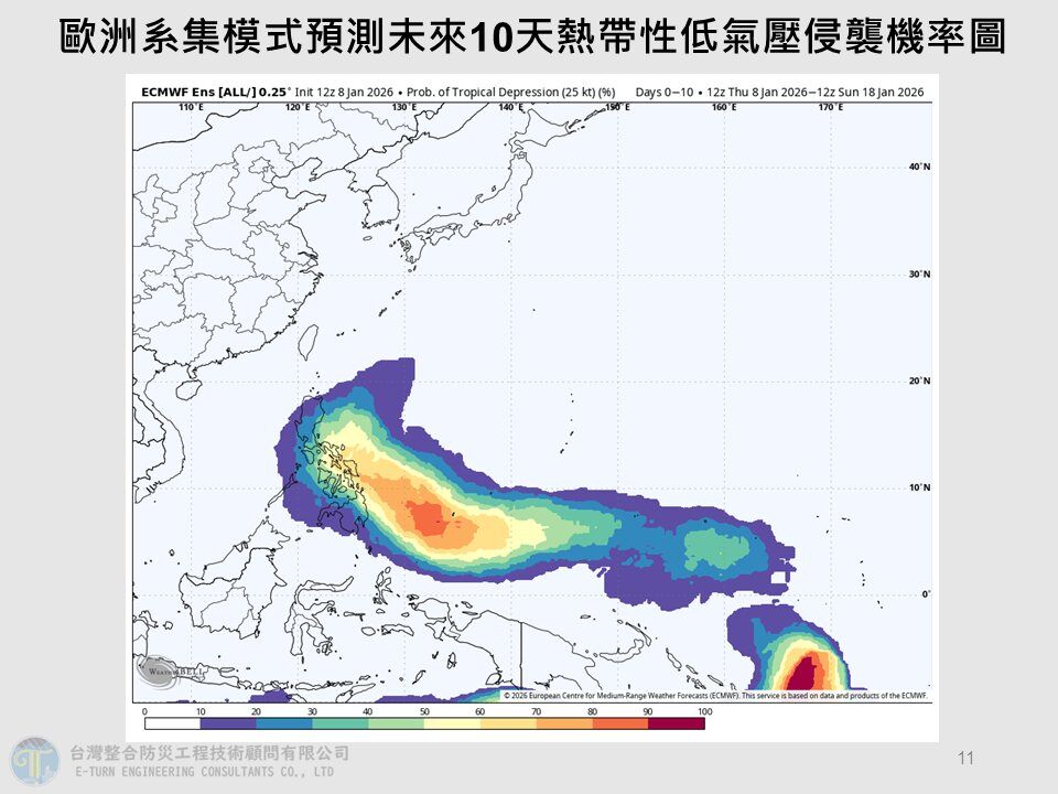 ▲▼回溫時間點出爐！三大天氣重點　未來10天一次看。（圖／翻攝自賈新興臉書）