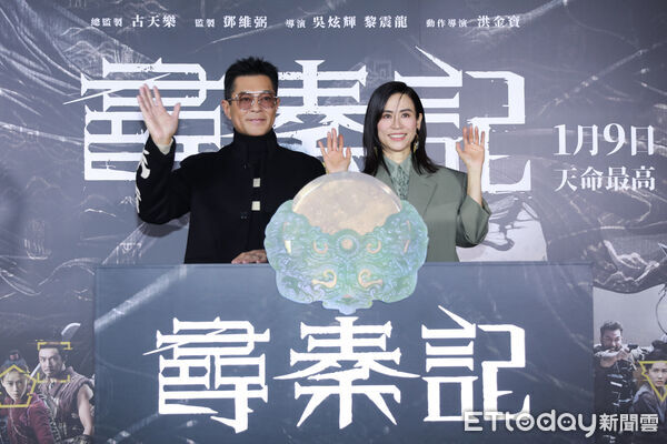 ▲▼古天樂、宣萱《尋秦記》首映會。（圖／記者周宸亘攝）