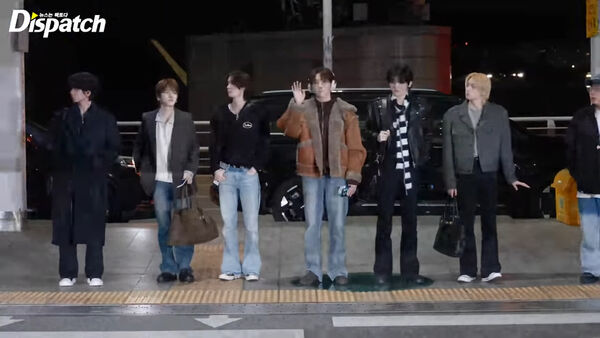 ▲▼大咖韓團集體專機出發台灣！TWS、BOYNEXTDOOR、ZB1現身機場暴動。（圖／翻攝自Dispatch）