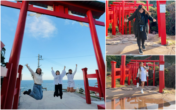 ▲▼日本山口「元乃隅神社」，123座紅色鳥居綿延至海邊，依山傍海超壯觀。（圖／部落客Mika提供）