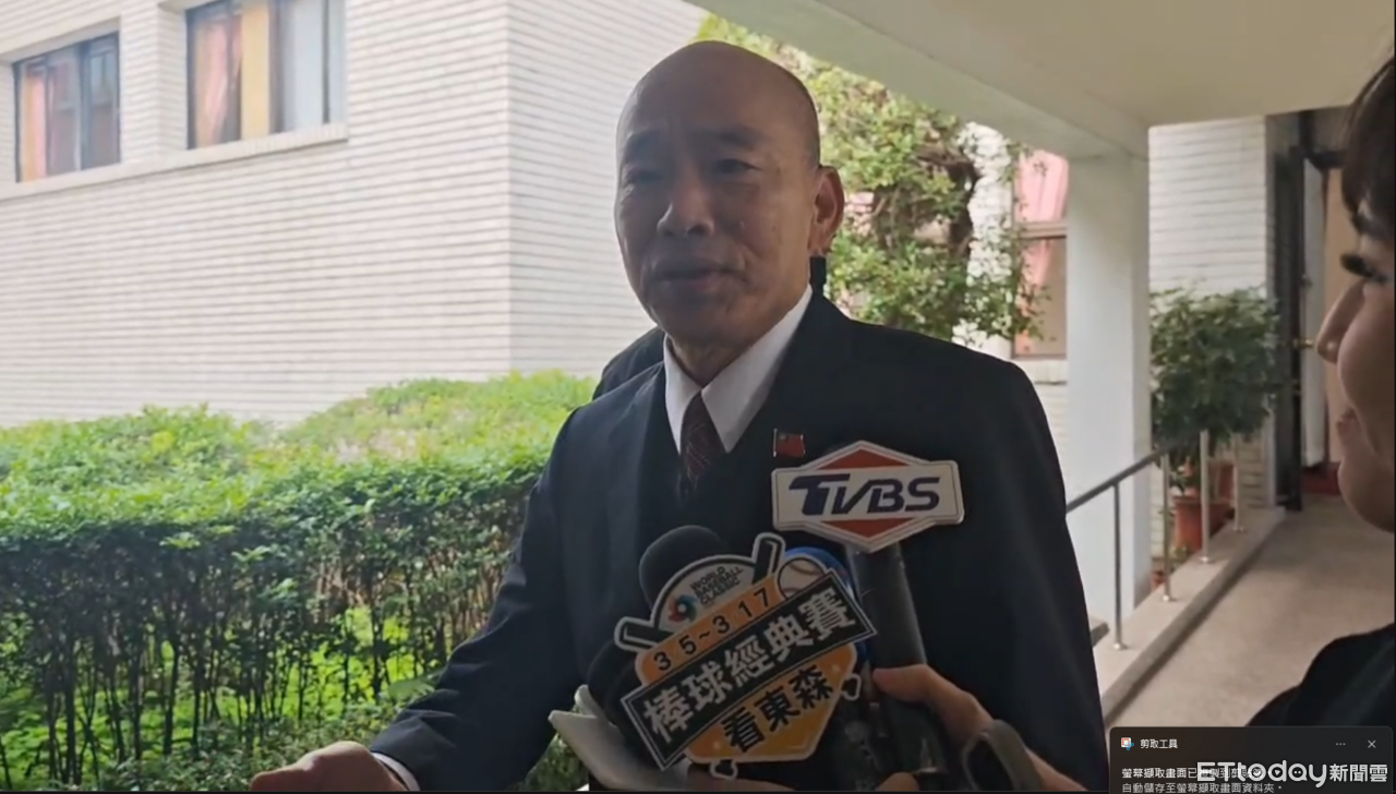 證實主動邀約王世堅 韓國瑜曝原因:造成他困擾我很不好意思