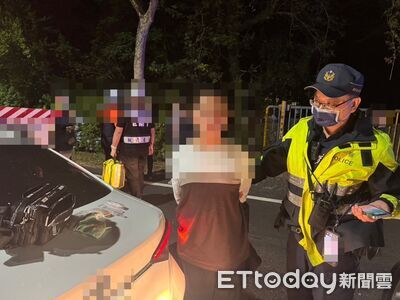 拒檢猛催油門落跑！內埔警狂追畫面曝　50歲男落網抄出毒品