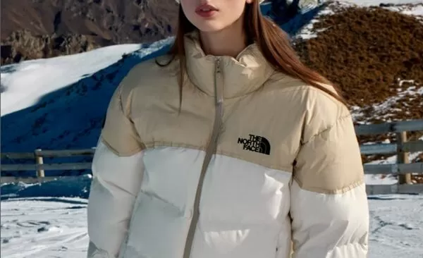 知名戶外休閒品牌THE NORTH FACE（俗稱：北臉）韓國爆造假羽絨衣。（翻攝自IG@thenorthface_kr）