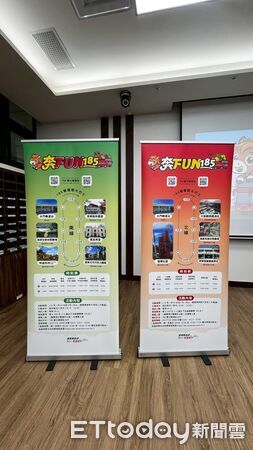 ▲「奔FUN 185」雙層巴士開跑。（圖／屏東縣政府提供）