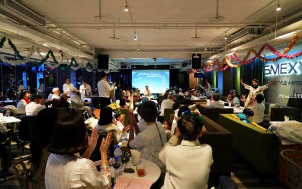 ▲▼台北松山區「SMEXY音樂餐廳」，現場Live Band駐唱，擁有250坪五星級包場空間，提供浪漫歐式料理的音樂餐酒館。（圖／部落客Mika提供）