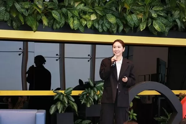 蔡依珊受邀到台積電演講，分享女性創業心路歷程。（翻攝pattytsai13 IG）