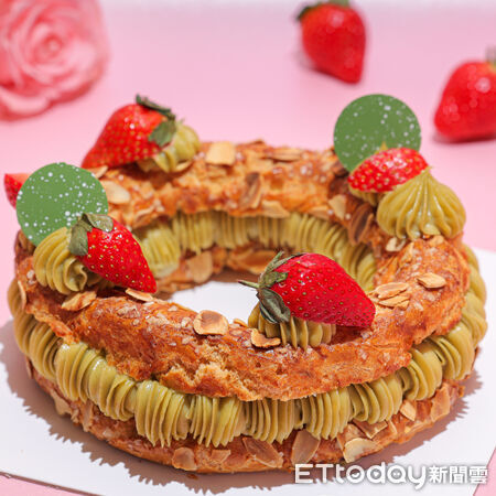 ▲晶華「法式經典草莓慕斯蛋糕」。（圖／晶華提供）