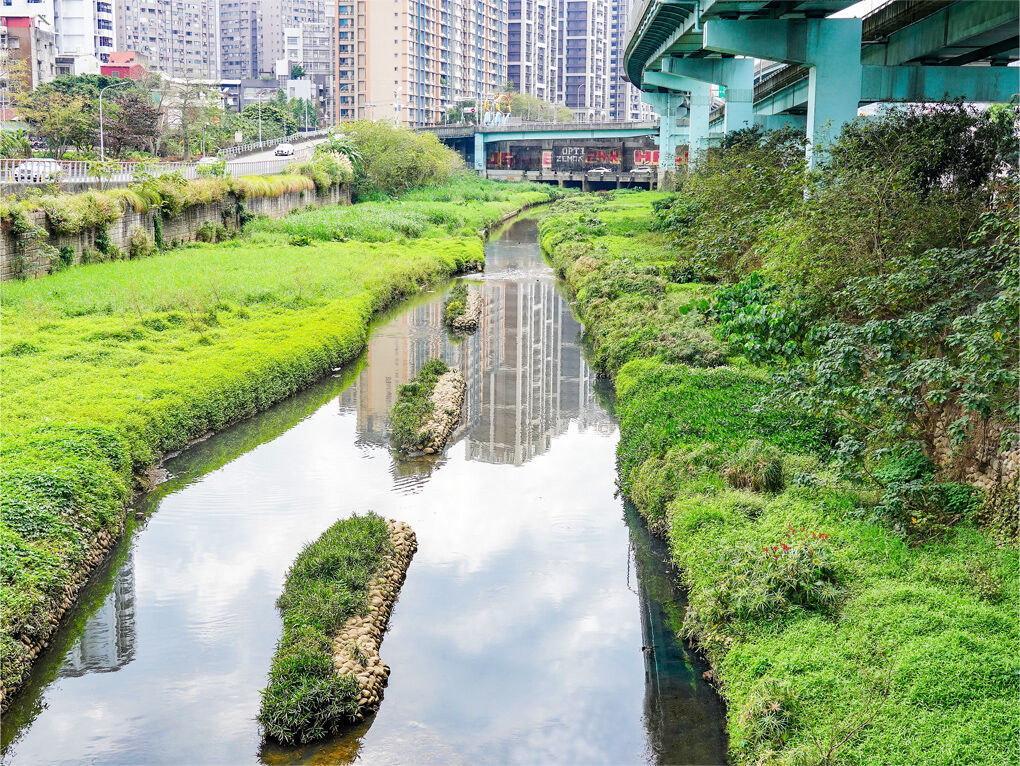 ▲新北湳仔溝蛻變生態樂園。（圖／新北市水利局提供）