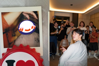 許光漢平頭照首度公開！入伍前「落髮儀式」曝光　超狂神顏無違和：還以為是劇照