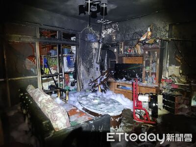 快訊／基隆凌晨民宅大火！　父女受困嗆傷插管搶救