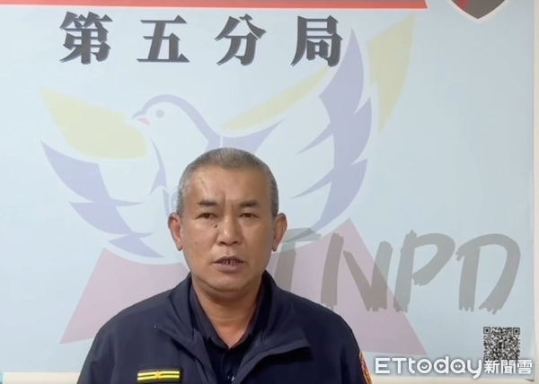 ▲台南市縣城隍廟黑令旗及儀仗遭人破壞，警方調閱監視器迅查獲涉案許姓男子依法偵辦。（記者林東良翻攝，下同）