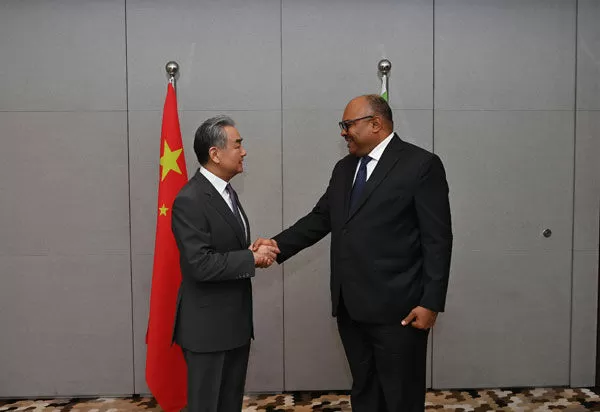 ▲▼見坦尚尼亞外長　王毅：攜手維護聯合國核心地位和國際法權威。（圖／翻攝中國外交部）