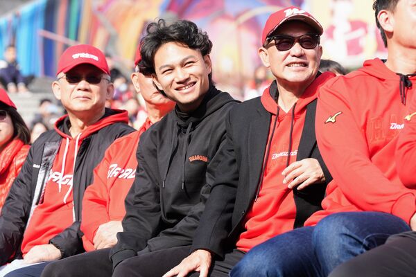 ▲徐若熙歡送會。（圖／味全龍提供）