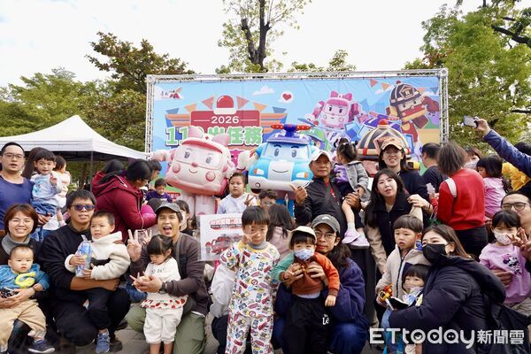 ▲台南市消防局舉辦「119出任務 守護台南GO」活動，吸引親子闖關學防火。（記者林東良翻攝，下同）