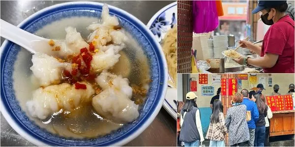 ▲▼三重美食「朱記花枝羹」，早餐吃一套炒米粉＋花枝羹推薦。（圖／部落客陳小可提供）