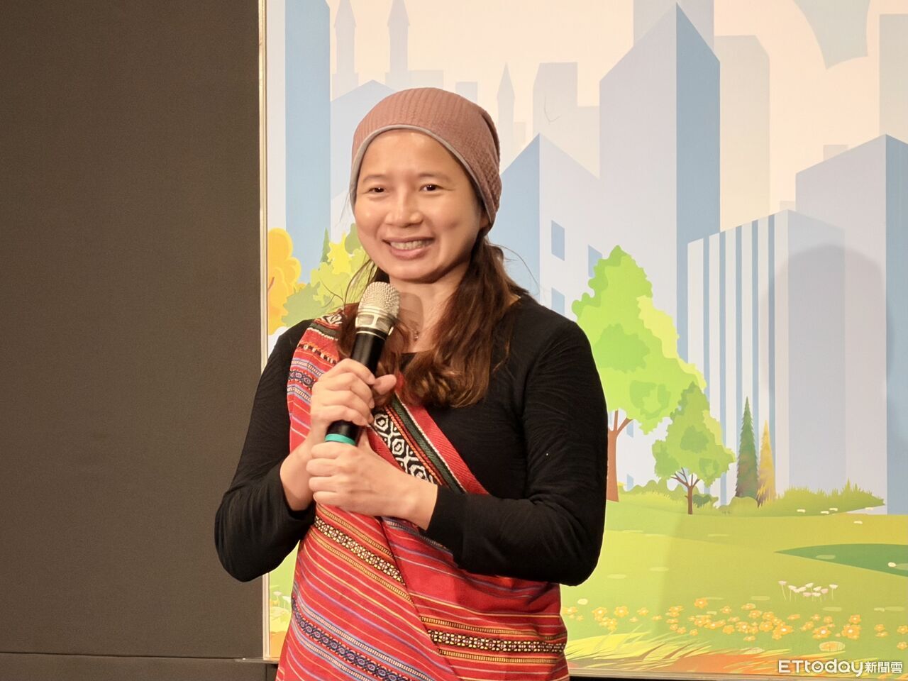 ▲▼前台中市副市長、現伯拉罕共生照顧勞動合作社理事主席林依瑩。（圖／記者潘姿吟攝）