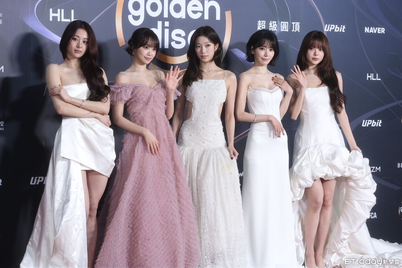 ▲LE SSERAFIM，金唱片頒獎典禮。（圖／記者林敬旻攝）