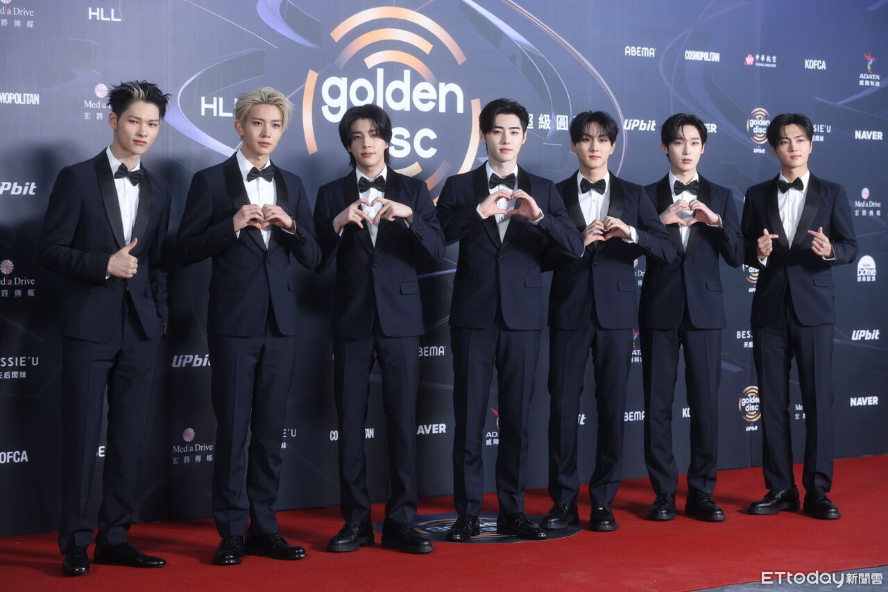 ▲ENHYPEN出席金唱片頒獎典禮。（圖／記者林敬旻攝）