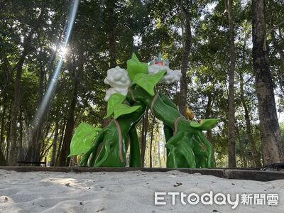 「豆藤冒險」進駐山上花園水道博物館　沙坑裝置重生變身親子新亮點