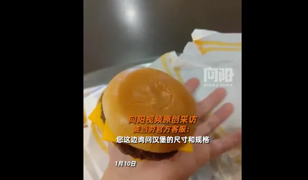 ▲▼  麥當勞漢堡變馬卡龍？網友實測8釐米直徑引爆爭議！           。（圖／翻攝 觀察者網、春嬌志明說）