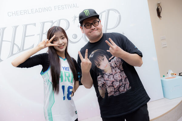 ▲▼睦那京出席cheer up 活動 。（圖／CHEER UP提供）