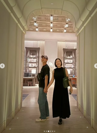 ▲▼劉品言,連晨翔。（圖／翻攝自Instagram／hsiang_5208）