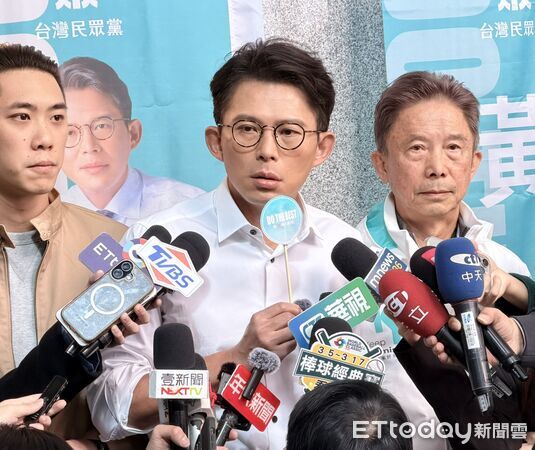 ▲民眾黨11日舉辦「黃國昌新北市後援會」成立大會，黨主席黃國昌會前受訪。（圖／記者莊喬迪攝）