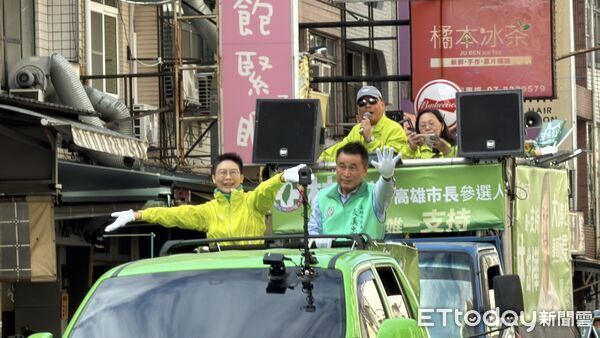 ▲林岱樺頂著新造型「小平頭」掃街，非常吸引目光             。（圖／記者吳世龍攝）