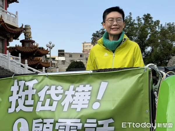 ▲林岱樺頂著新造型「小平頭」掃街，非常吸引目光             。（圖／記者吳世龍攝）