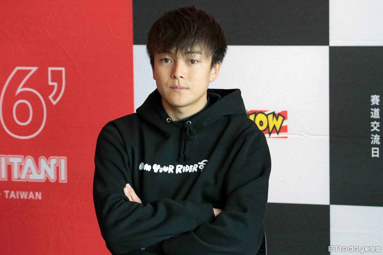 ▲日本MotoGP重機賽車手「小椋藍再次來台」！偕3好友同場切磋車技。（圖／記者張慶輝攝）