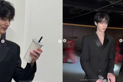 邊佑錫拿台灣手搖飲拍照！品牌、可能品項曝光　粉絲搶買：馬上點