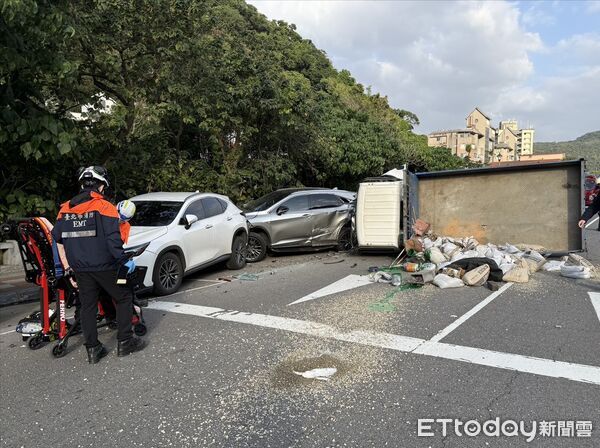 ▲▼       士林車禍      。（圖／記者張君豪翻攝）