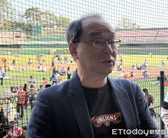 ▲蘇泰安、台南市球場。（圖／記者楊舒帆攝）